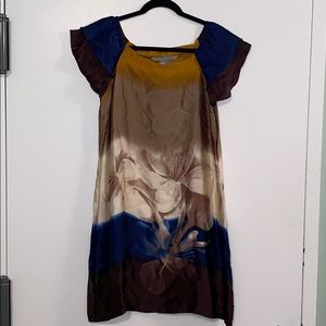 Zara silk printed dress